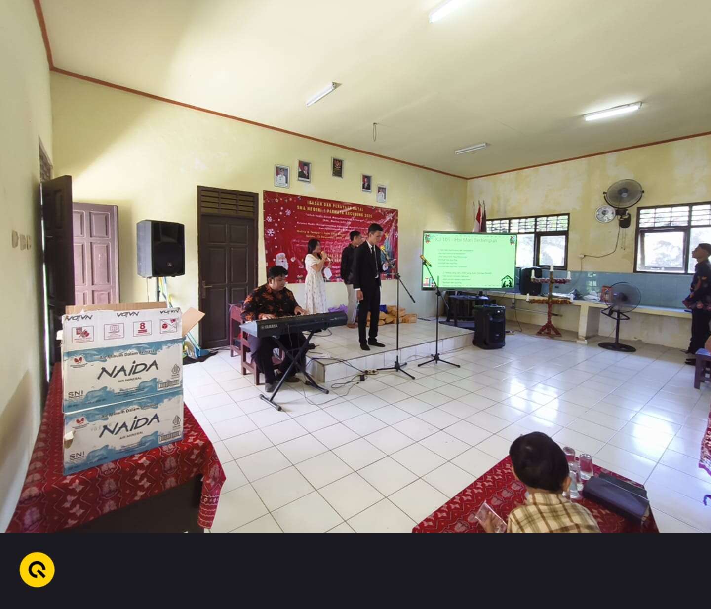 Ibadah dan Perayaaan Natal SMAN 1 Permata Kecubung tahun 2025